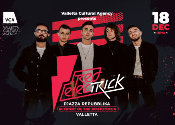Red Electrick in Concert outside Valletta’s Bibliotheca