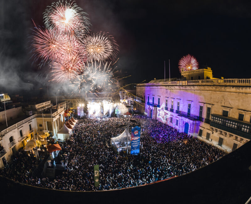 Valletta’s National New Year’s Eve celebrations